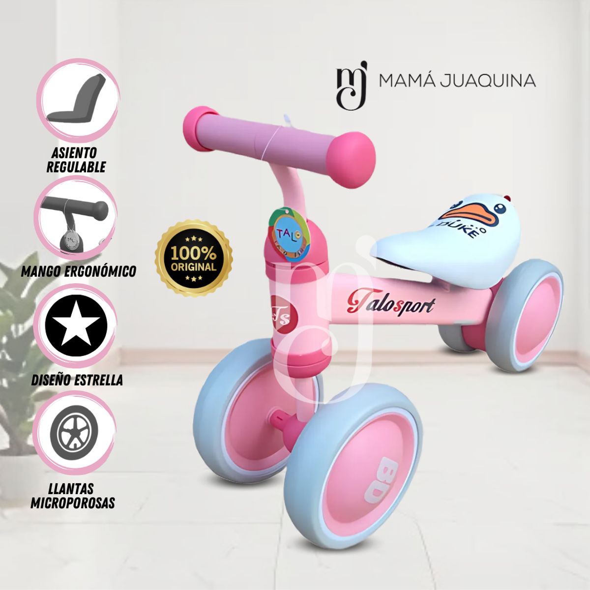 BABY - Correpasillo Didáctico «KIDSTAR» Edición Limitada Pink