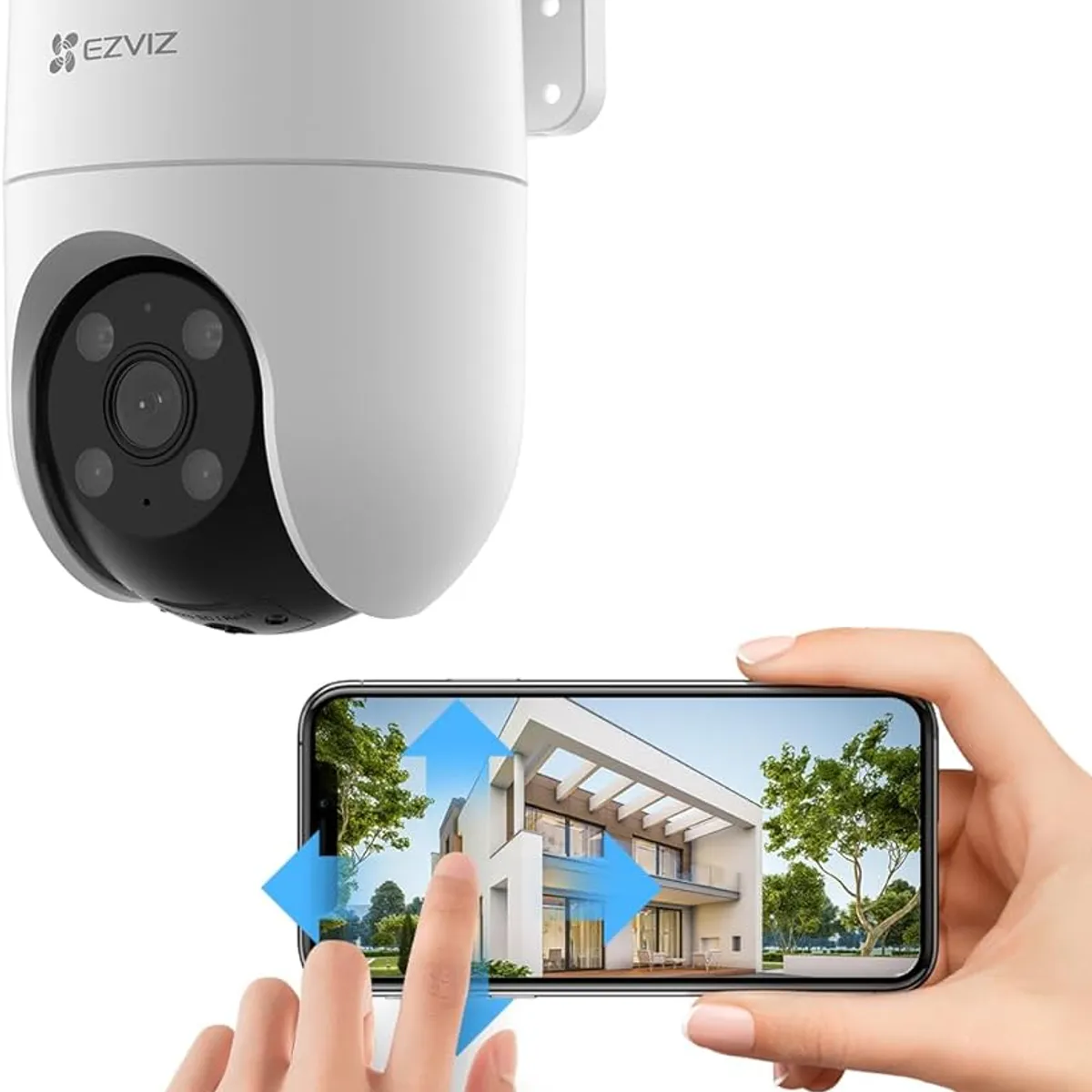 EZVIZ - CAMARA DE SEGURIDAD EXTERIOR H8C 2MP - EZVIZ