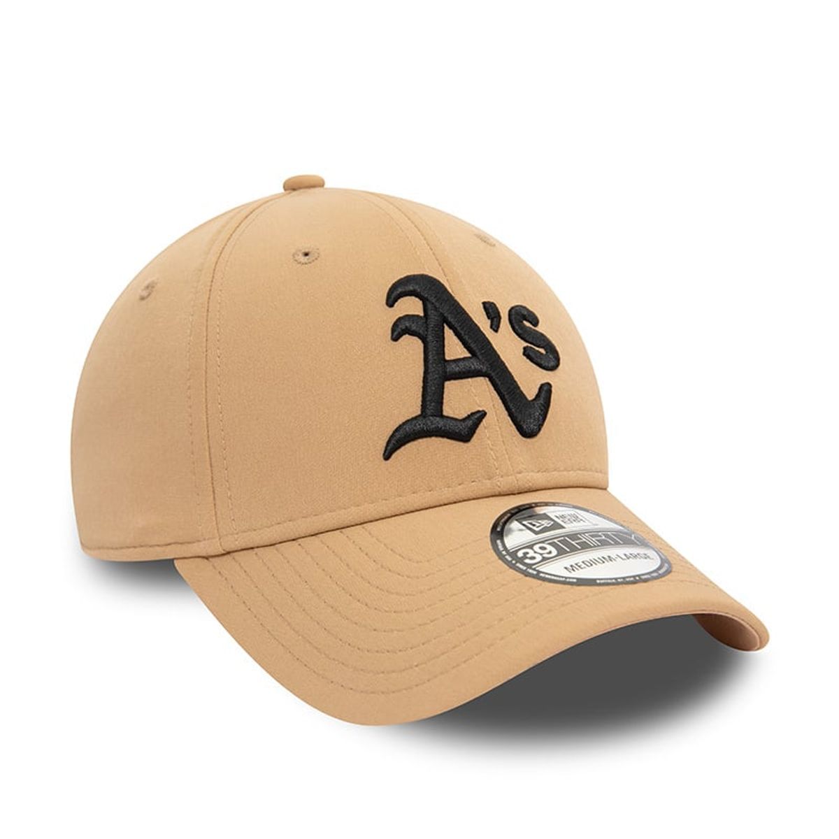 NEW ERA - Gorra 39Thirty MLB Oakland Athletics Stretch Nylon Med Beige