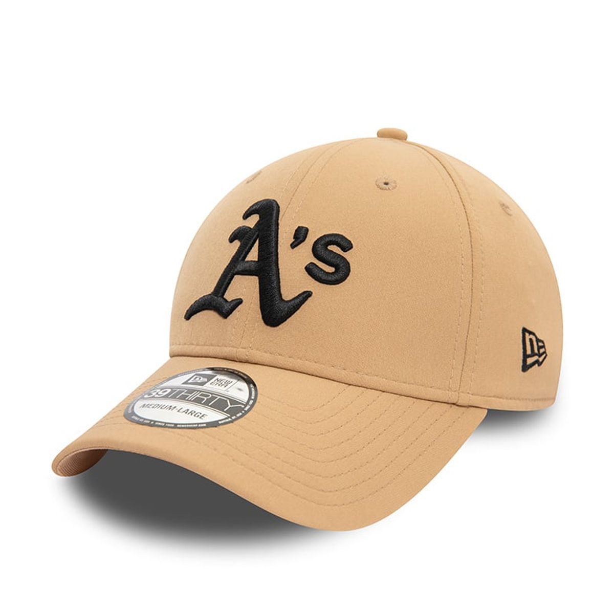 NEW ERA - Gorra 39Thirty MLB Oakland Athletics Stretch Nylon Med Beige