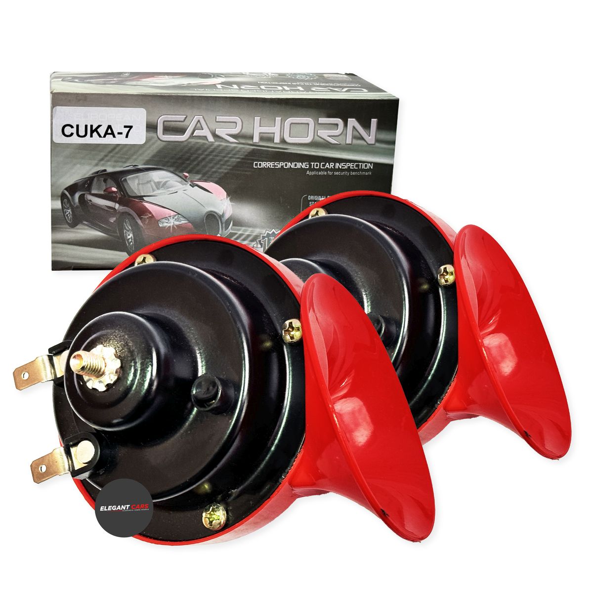 JET - Claxon Car  Orn  Caracol Super Potente 2pcs