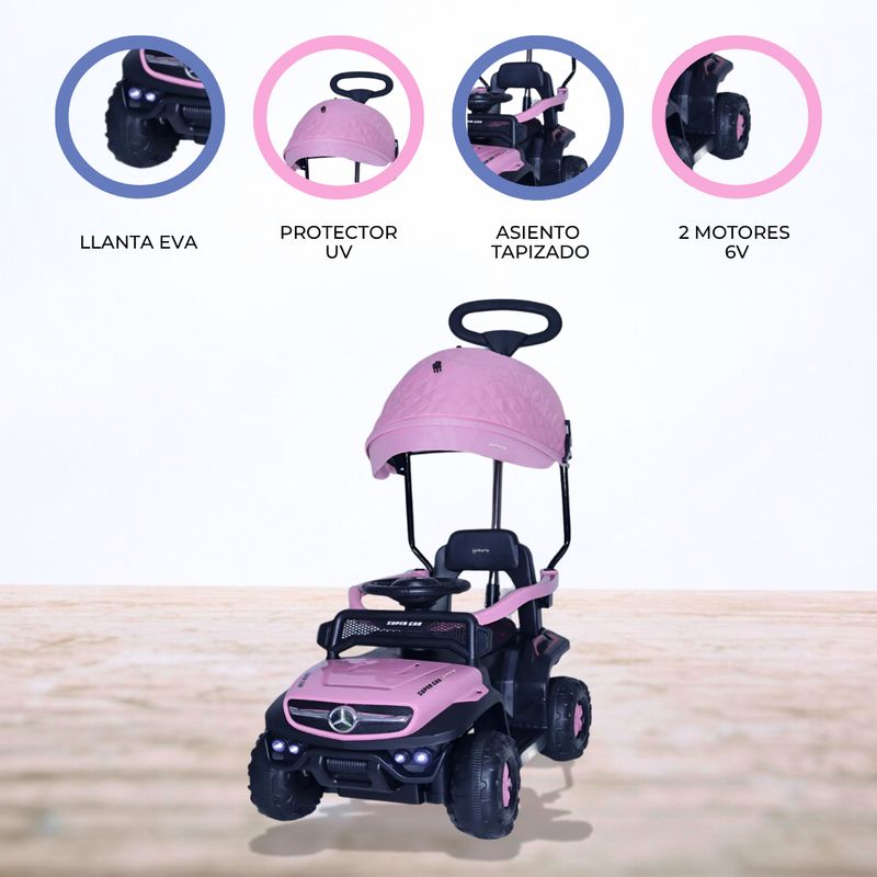 BEAUTIFUL - Correpasillo a batería «ROWL» Pink