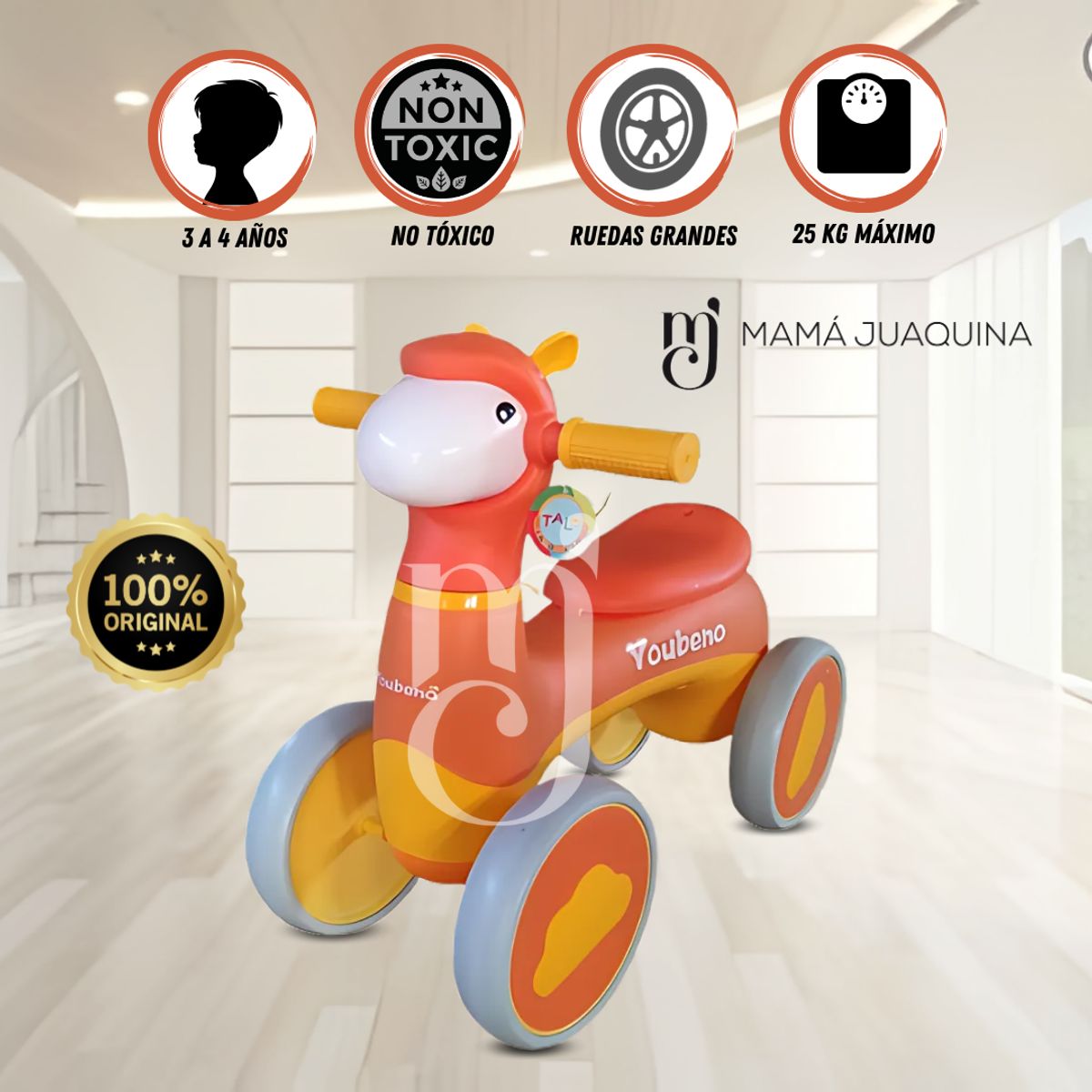 BABY - Correpasillo Didáctico «SHEPIE» Edición Limitada Orange