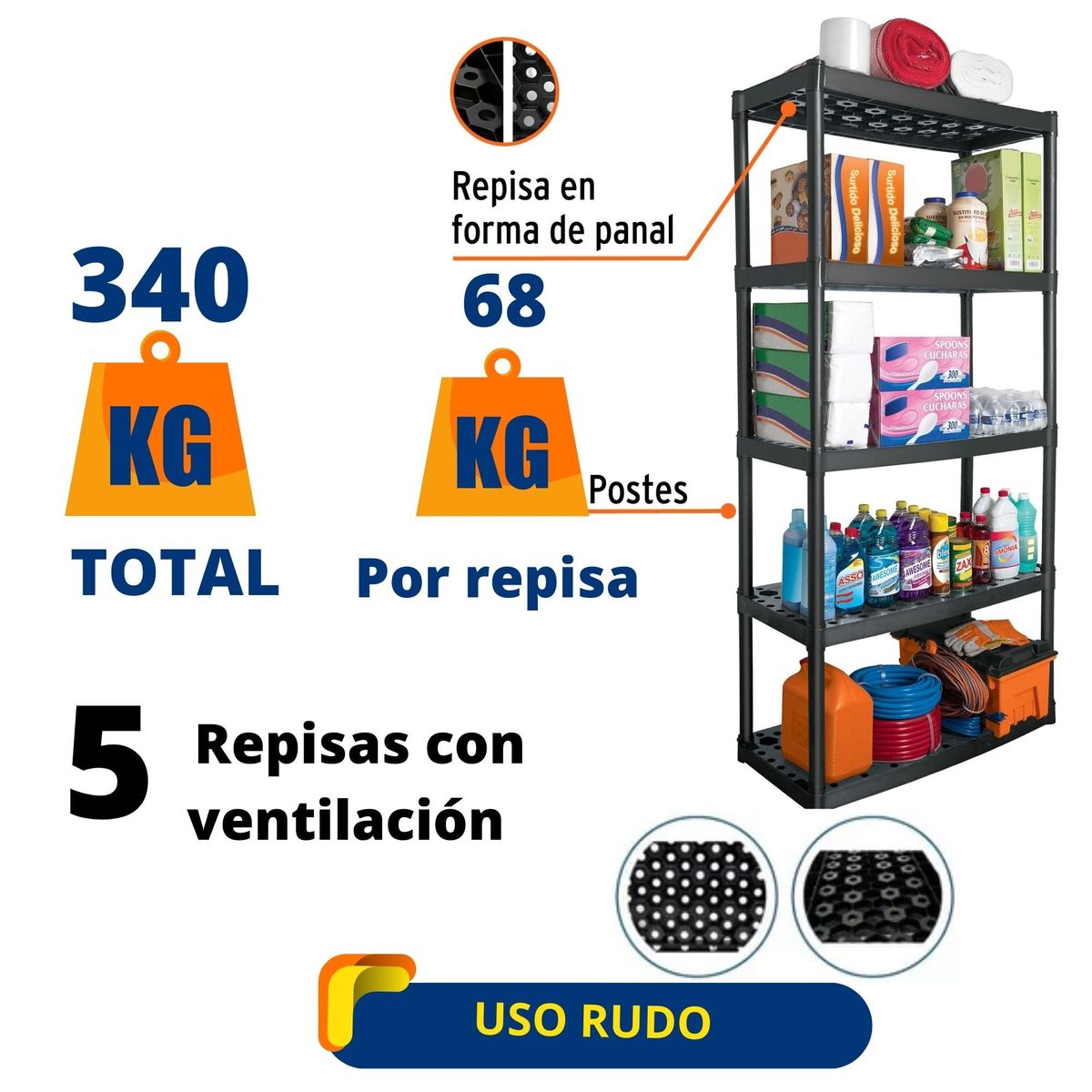 TRUPER - kit organizador de herramientas + estante Truper