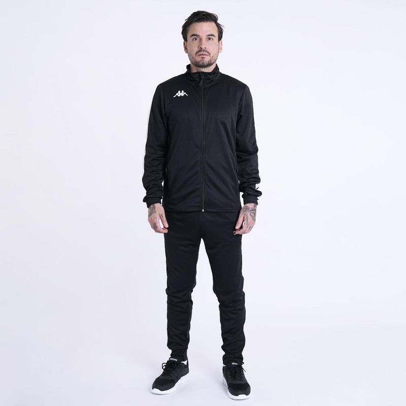 KAPPA - Buzo Kappa4Soccer Salcito Negro Hombre