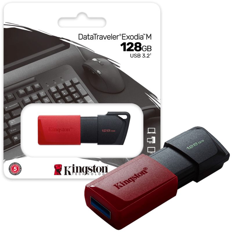 KINGSTON - MEMORIA USB KINGSTON EXODIA 128GB