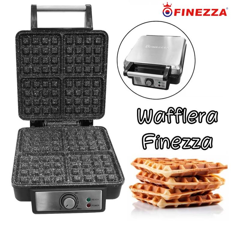 FINEZZA - Waflera Finezza Maker Antiadherente Ultra Granito 1300 W FZ-810WG