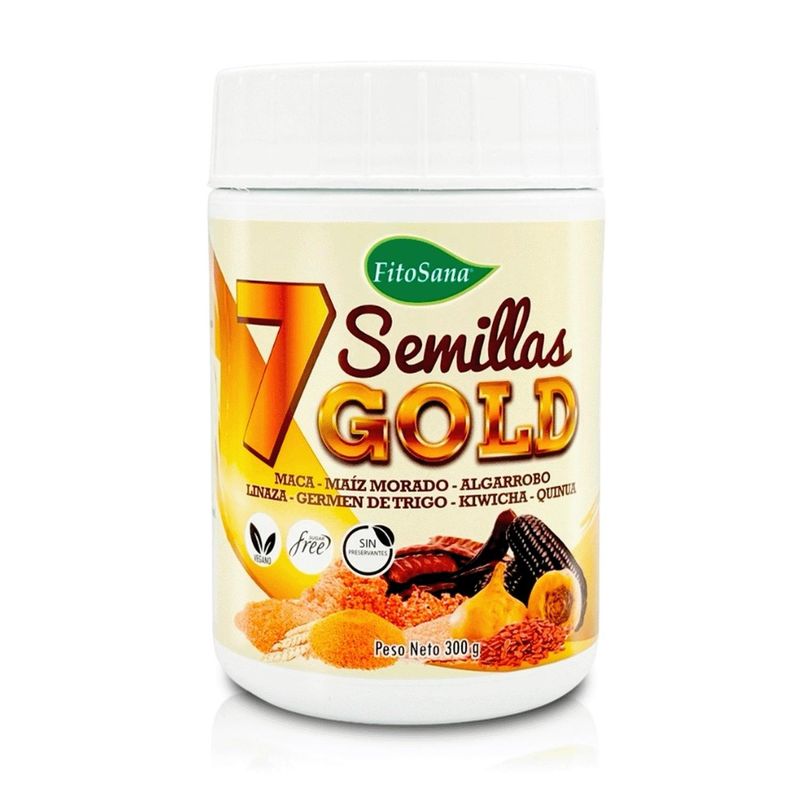 FITOSANA - 7 Semillas Gold - Súper Nutrición - Batido en Polvo (300g) - Fitosana