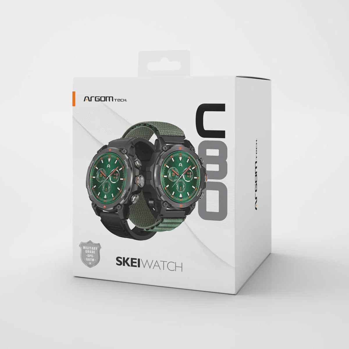 ARGOMTECH - SMARTWATCH SKEIWATCH C80 NEGRO