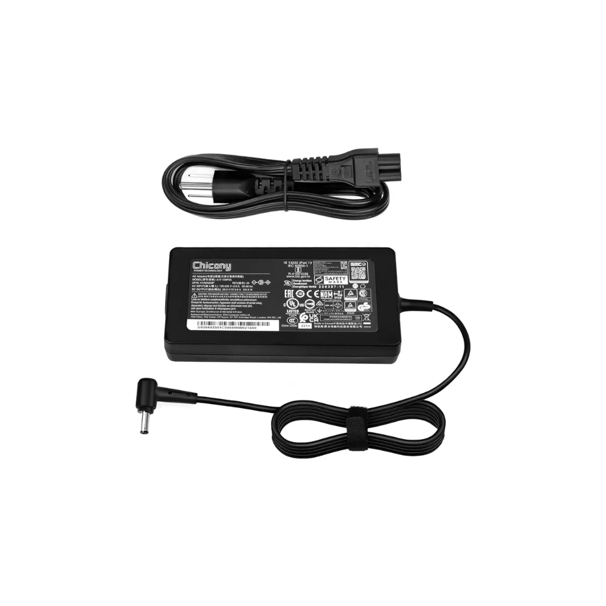 MSI - Cargador MSI  20V. 6A. 120W. 4.5x 3.0mm.  GAMING