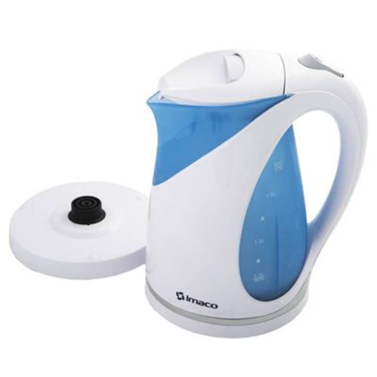 IMACO - Hervidor de Plástico Eléctrico 17L Imaco KE2004 Blanco Azul