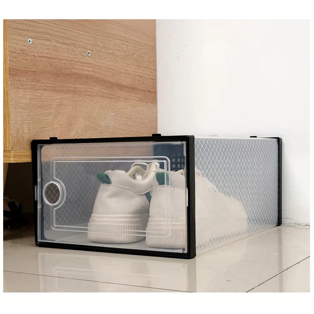 GENERICO - Set x 6 Cajas Organizadoras De Zapatos Con Ventilación 