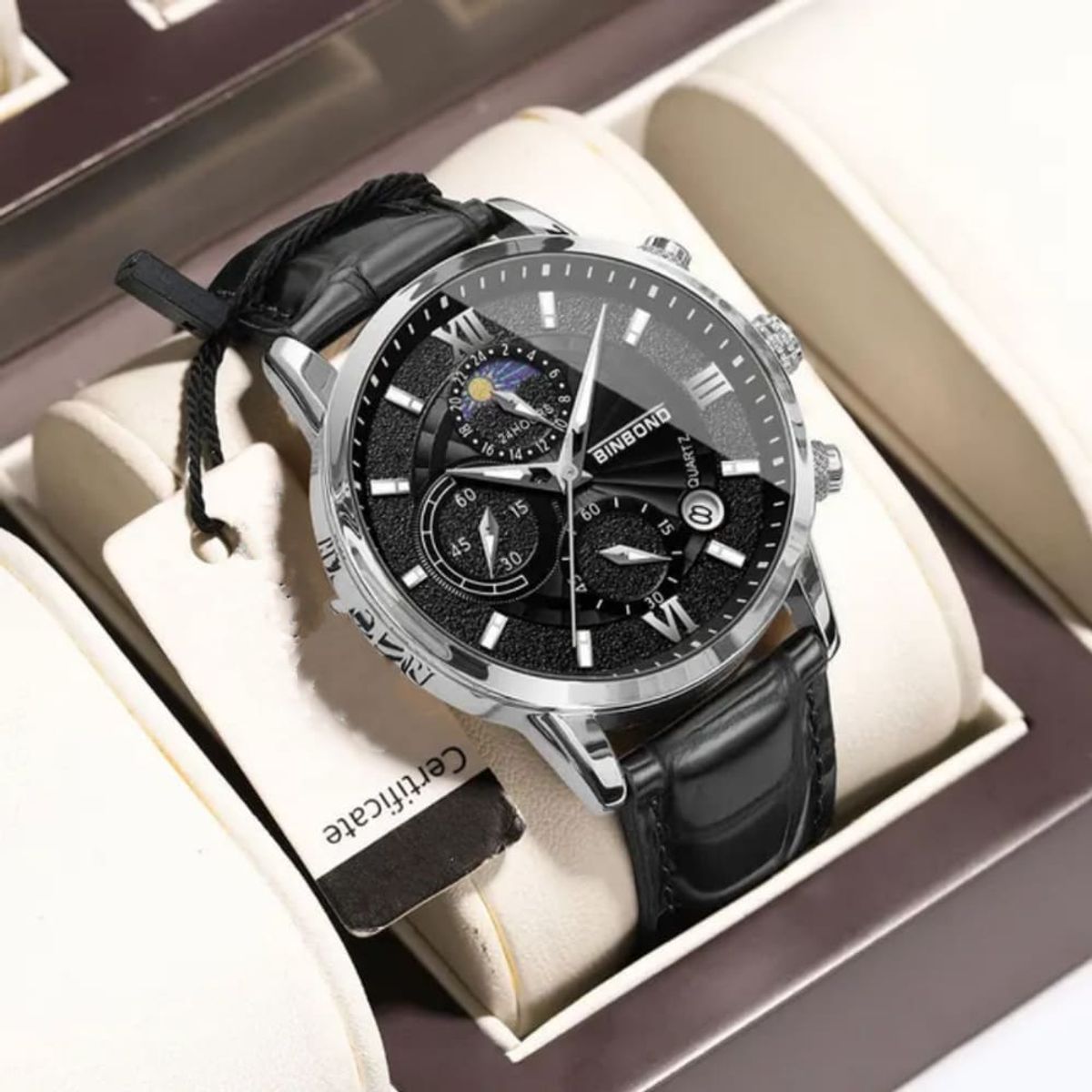 GENERICO - Reloj BINBOND para Hombre - Elegante - Cuero