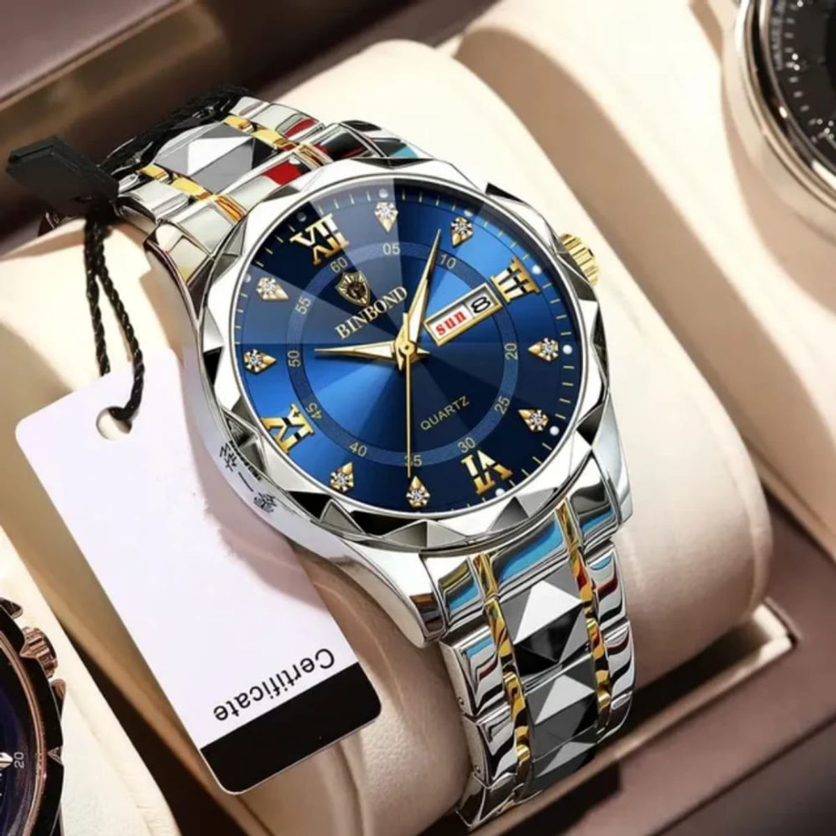 GENERICO - Reloj BINBOND para Hombre - Elegante - Acero