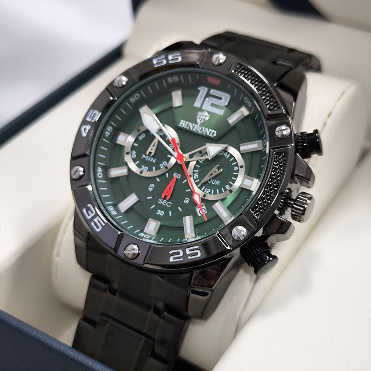 GENERICO - Reloj BINBOND para Hombre - Elegante - Acero