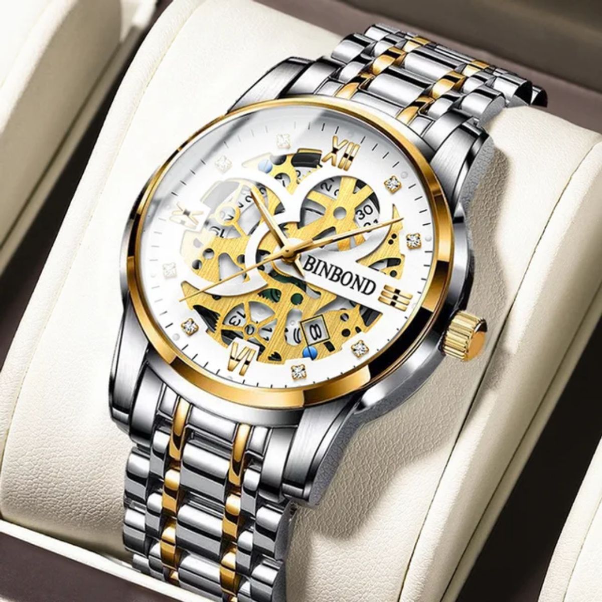 GENERICO - Reloj POEDAGAR para Hombre - Elegante - Acero