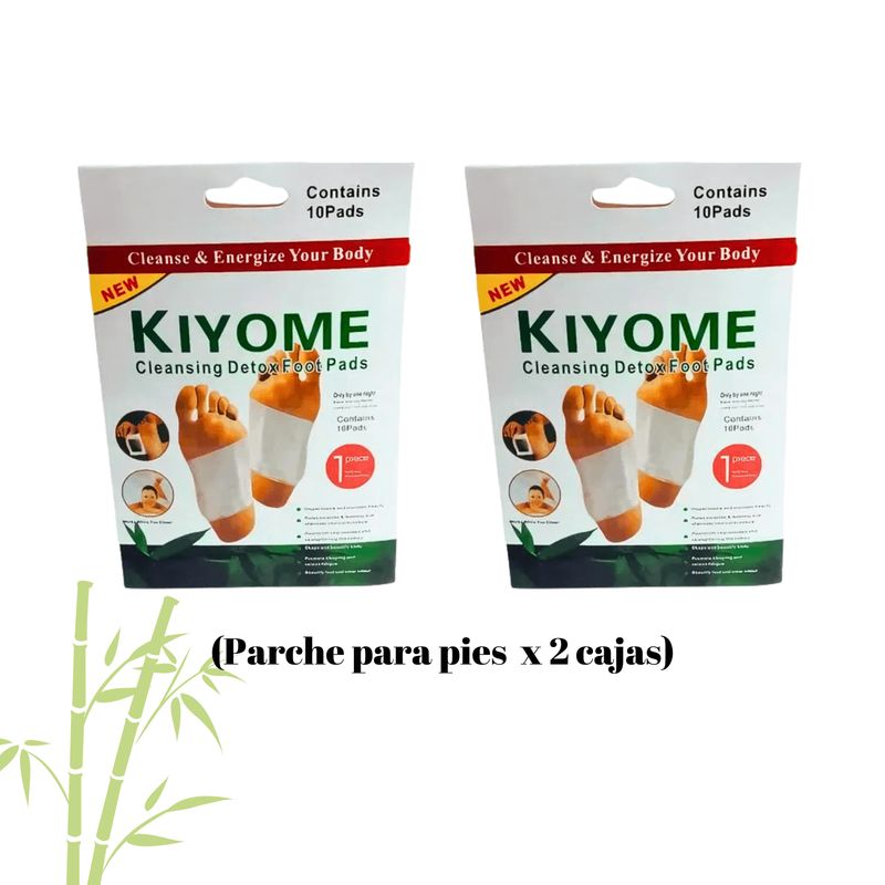 OEM - KIYOME Parches Desintoxicante para Pies caja de x 2 unidades