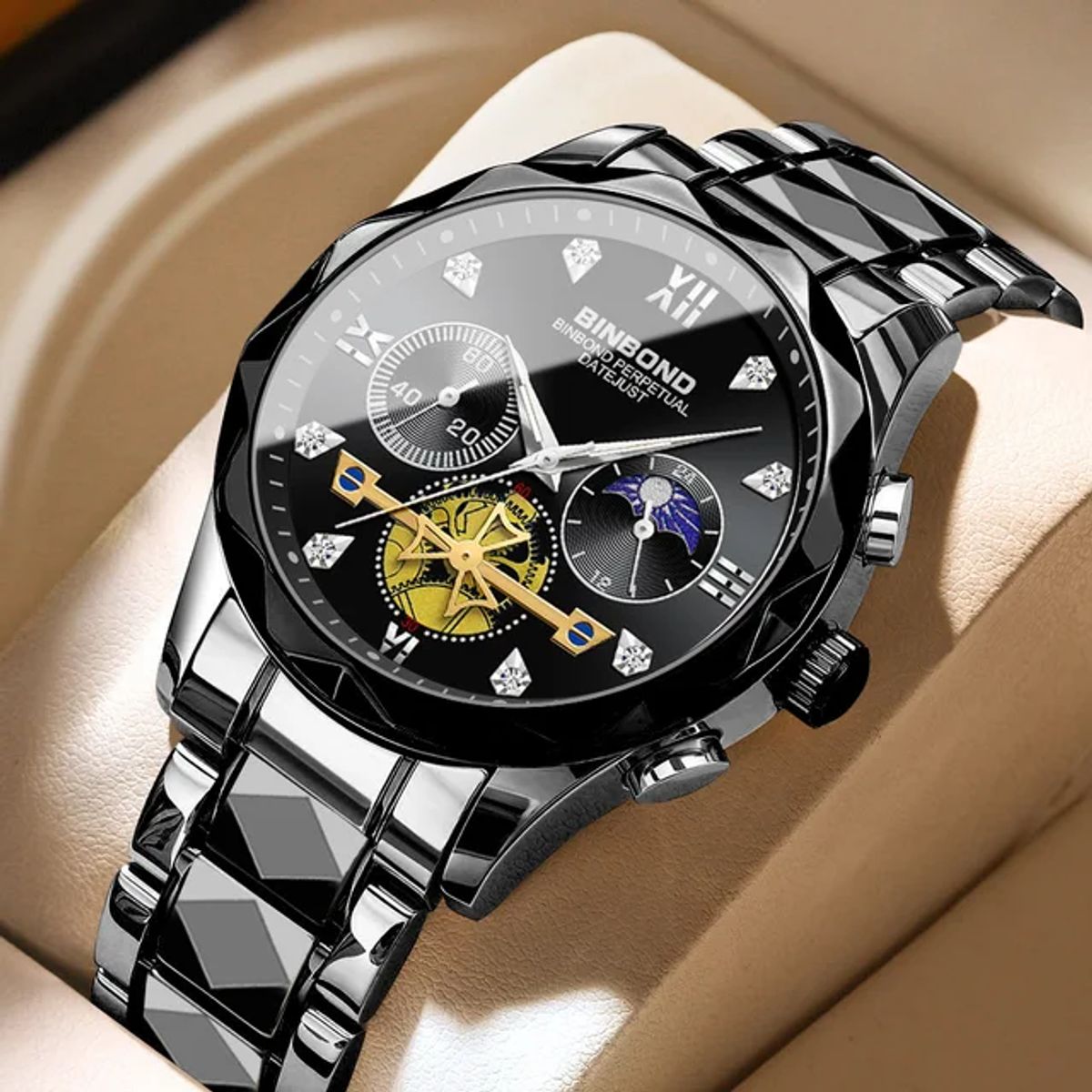 GENERICO - Reloj BINBOND para Hombre - Elegante - Acero