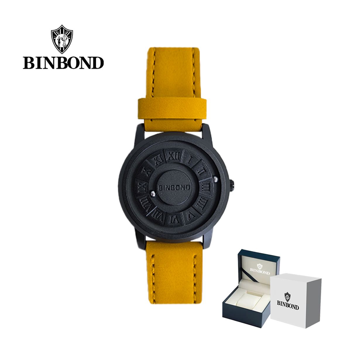GENERICO - Reloj BINBOND para Hombre - Elegante - Cuero