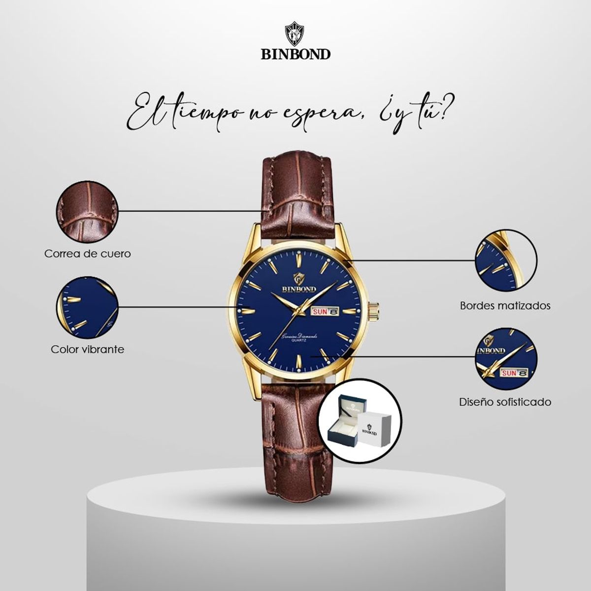 GENERICO - Reloj BINBOND para Mujer - Cuero