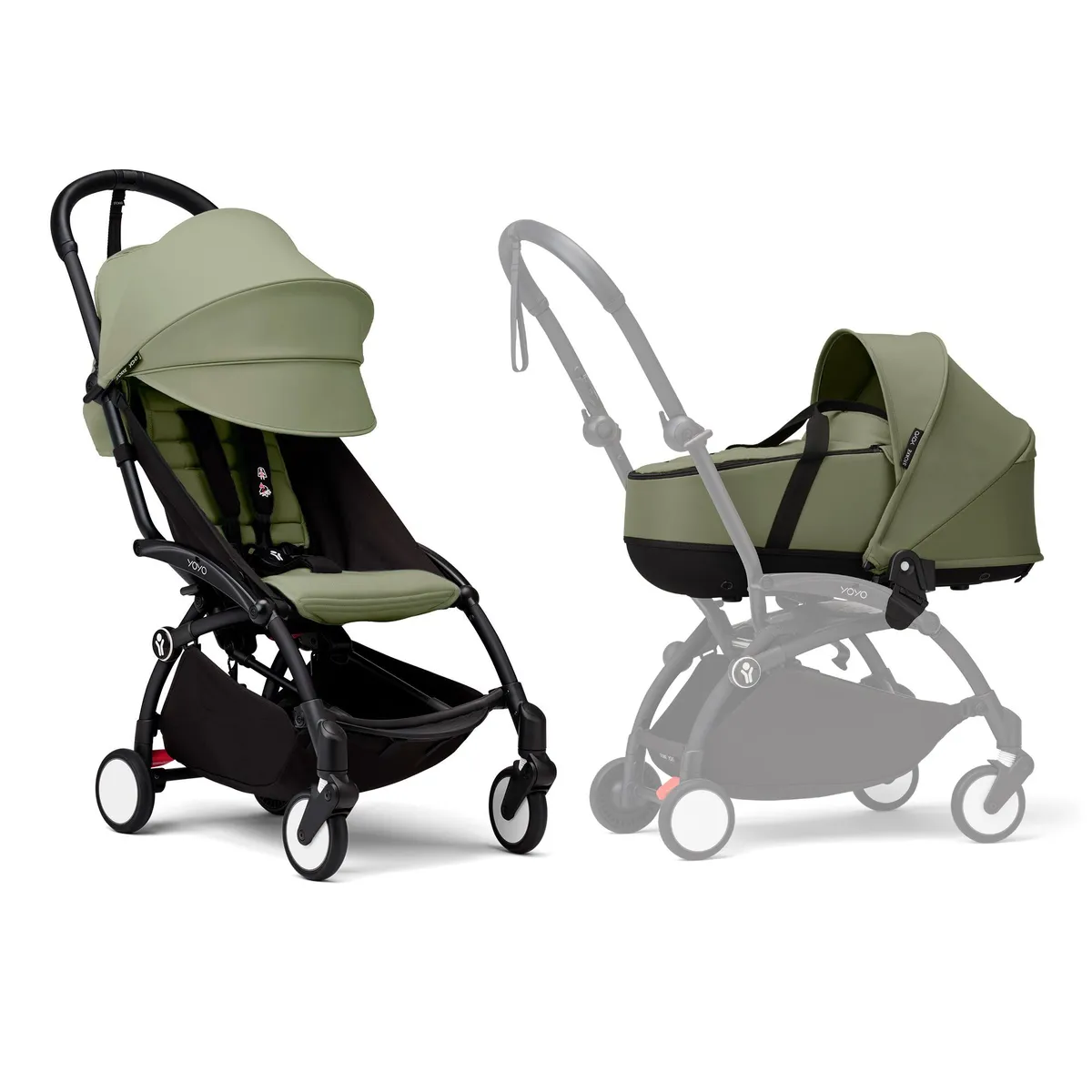 STOKKE - COCHE STOKKE YOYO³ COMPLETO CHASIS NEGRO