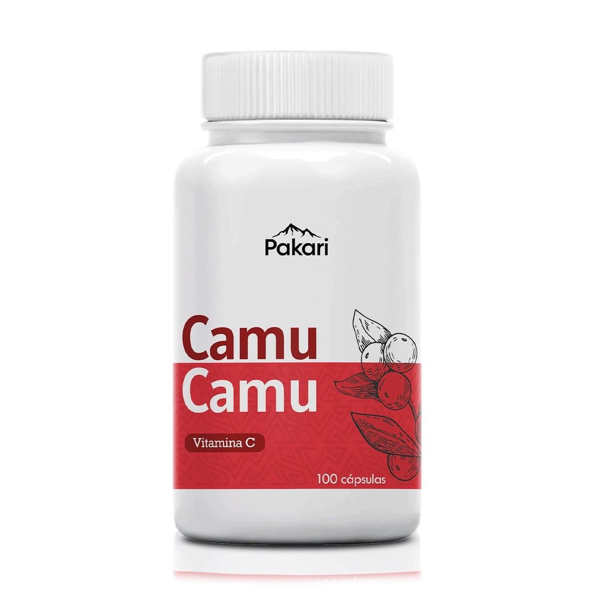 GENERICO - Camu Camu - Potente Fuente de Vitamina C (100 Cápsulas) - Pakari