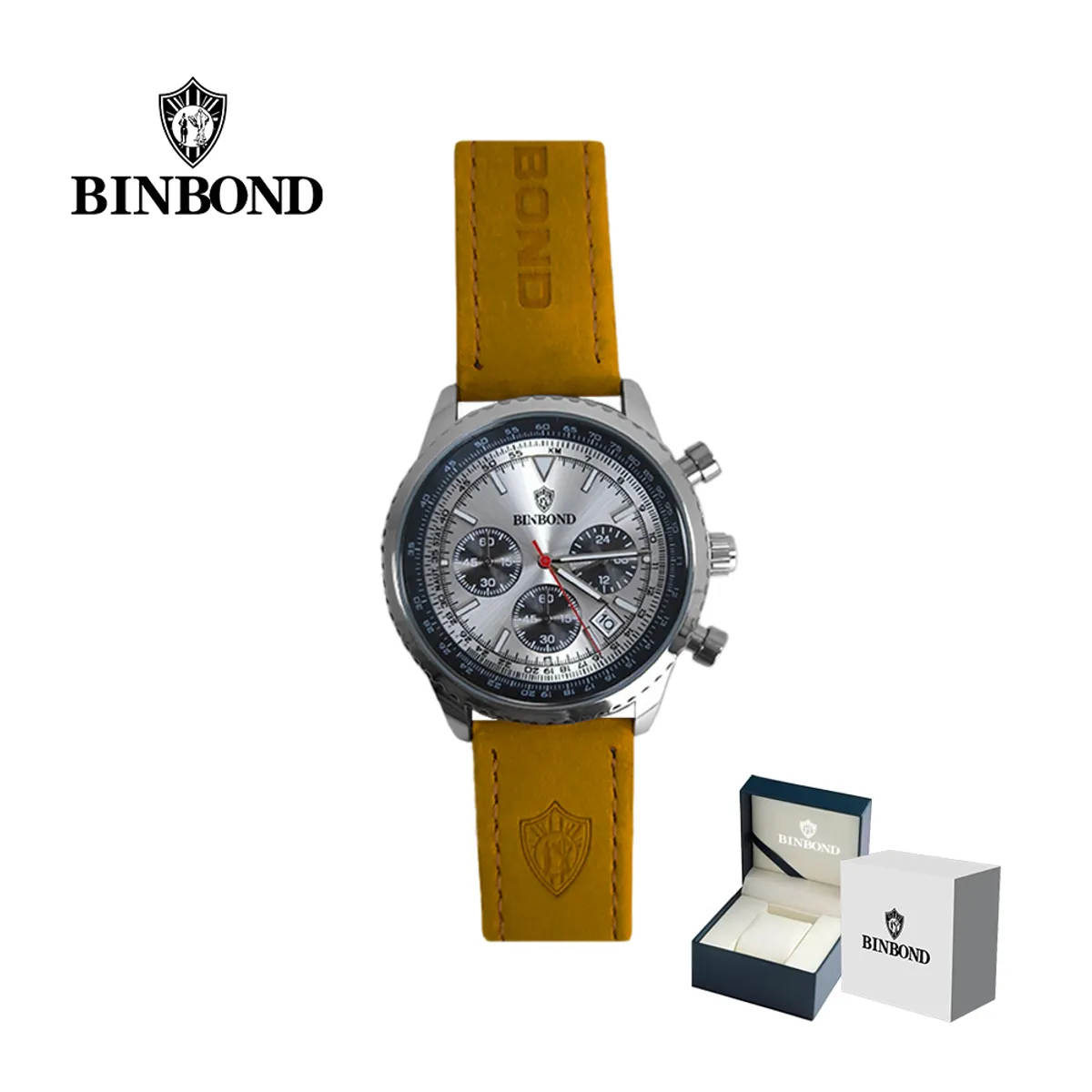 GENERICO - Reloj BINBOND para Hombre - Elegante - Cuero