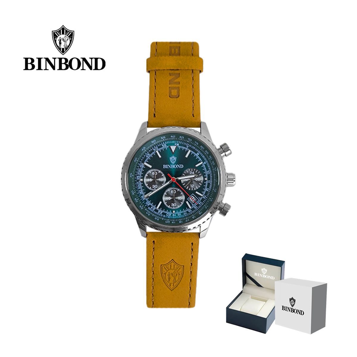 GENERICO - Reloj BINBOND para Hombre - Elegante - Cuero