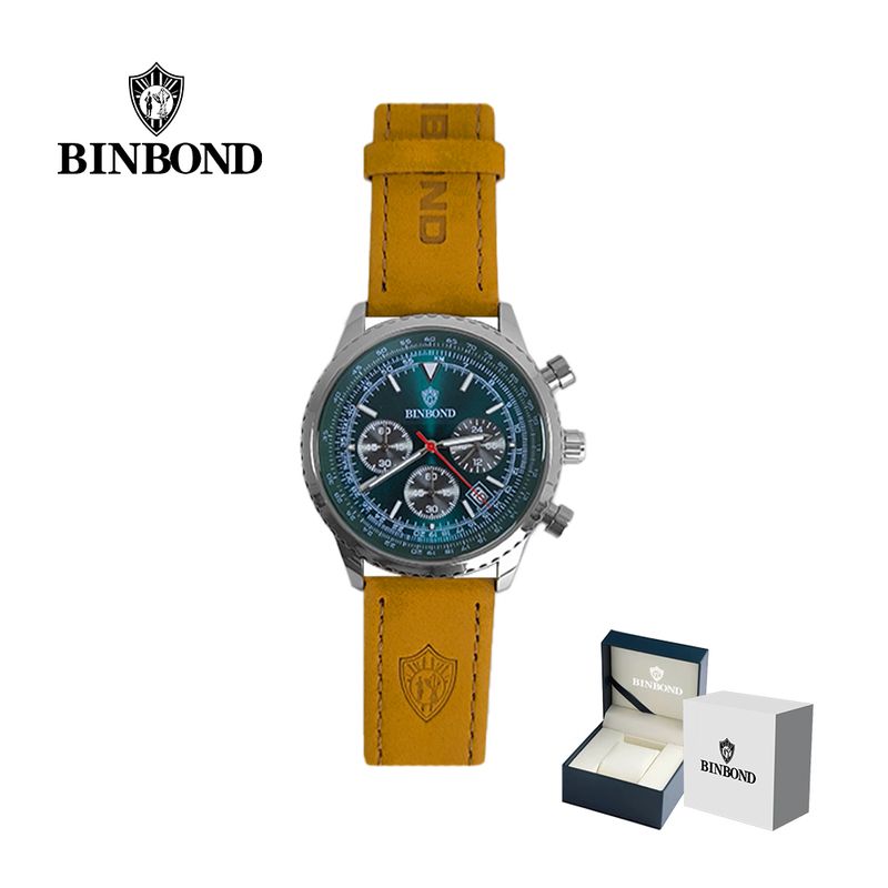 GENERICO - Reloj BINBONG para Hombre - Elegante - Cuero