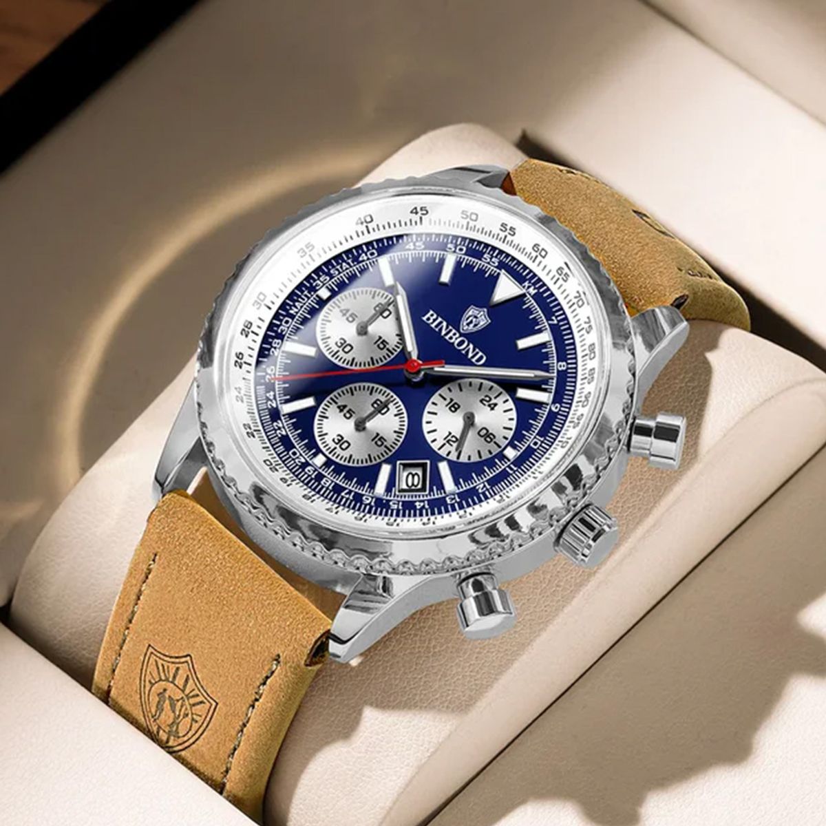 GENERICO - Reloj BINBOND para Hombre - Elegante - Cuero