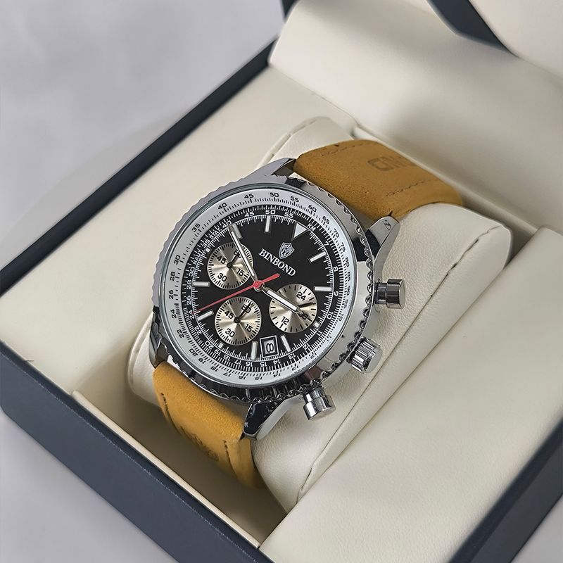 GENERICO - Reloj BINBOND para Hombre - Elegante - Cuero