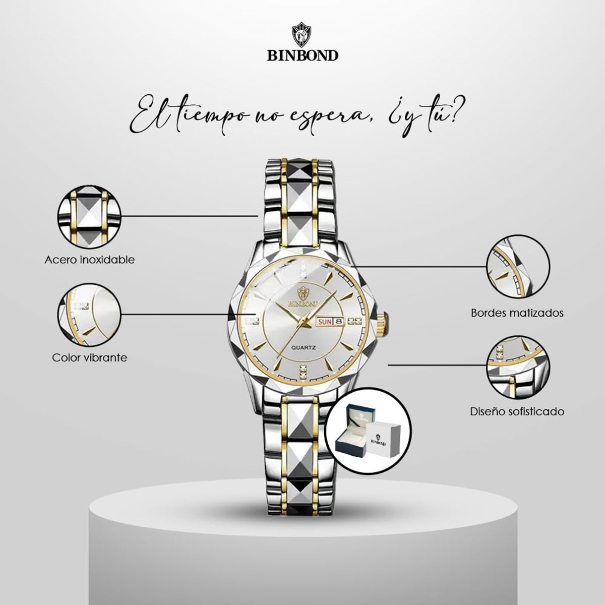 GENERICO - Reloj POEDAGAR para Hombre - Elegante - Acero