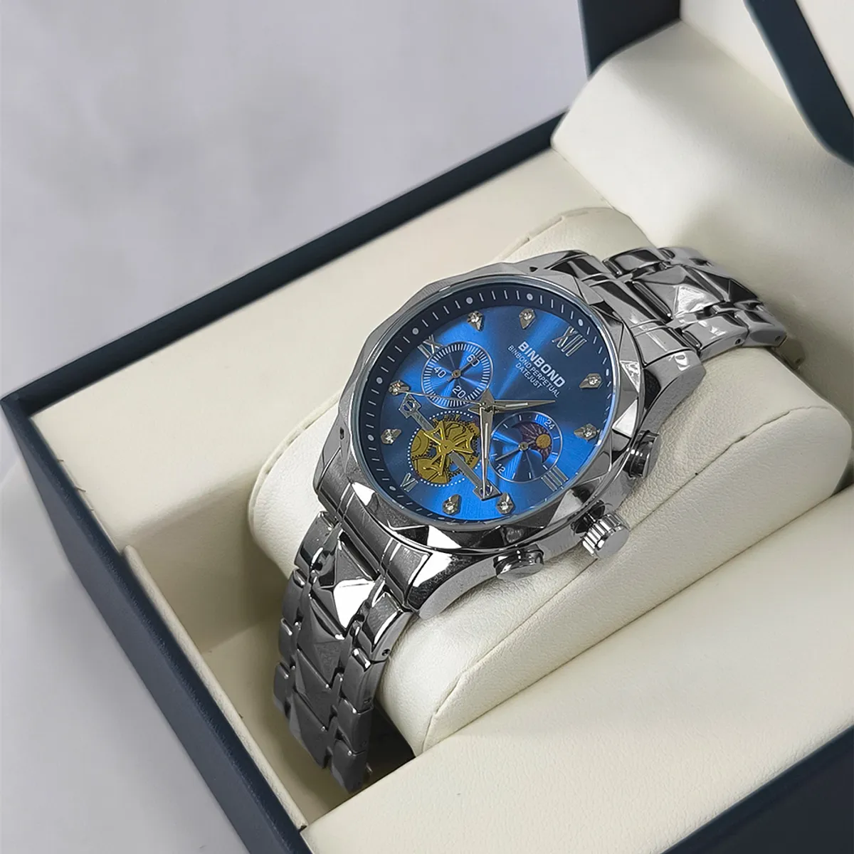 GENERICO - Reloj BINBOND para Hombre - Elegante - Acero