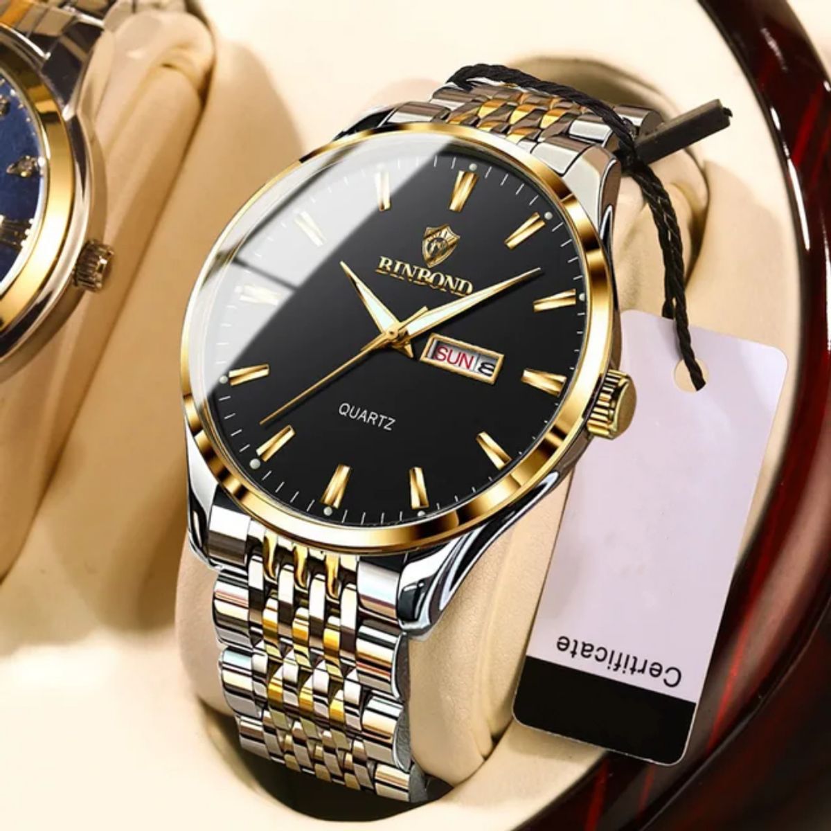 GENERICO - Reloj BINBOND para Hombre - Elegante - Acero