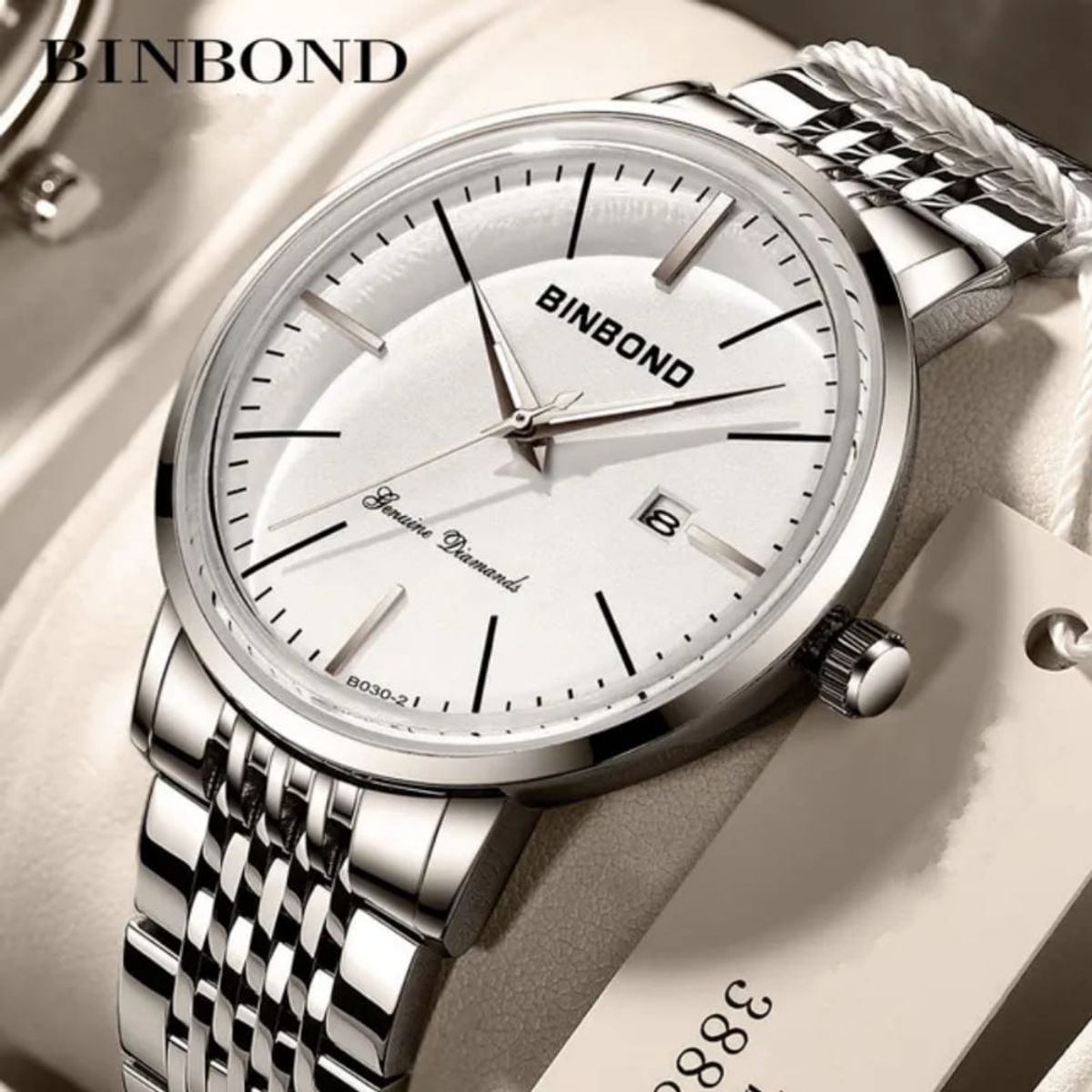 GENERICO - Reloj BINBOND para Hombre - Elegante - Acero