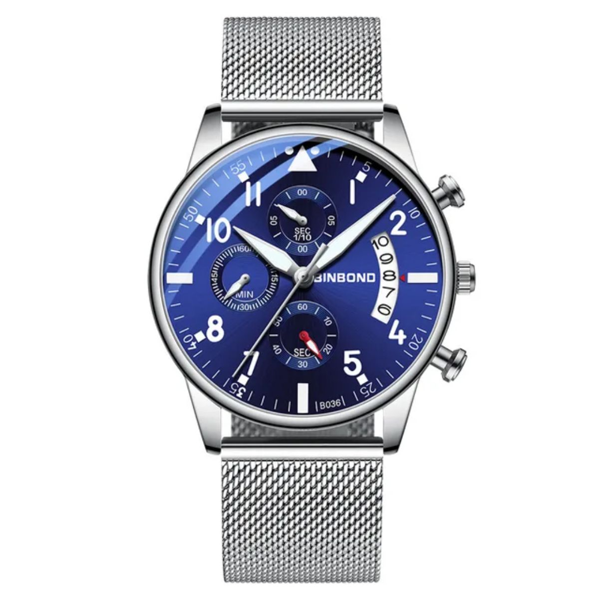 GENERICO - Reloj BINBOND para Hombre - Elegante - Acero