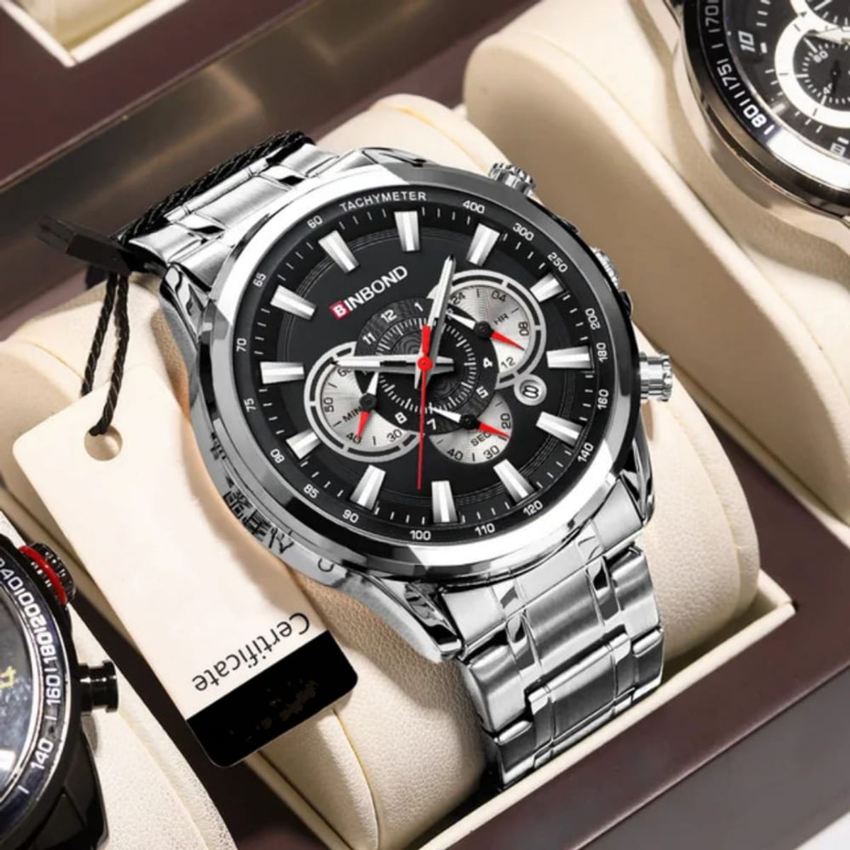 GENERICO - Reloj BINBOND para Hombre - Elegante - Acero