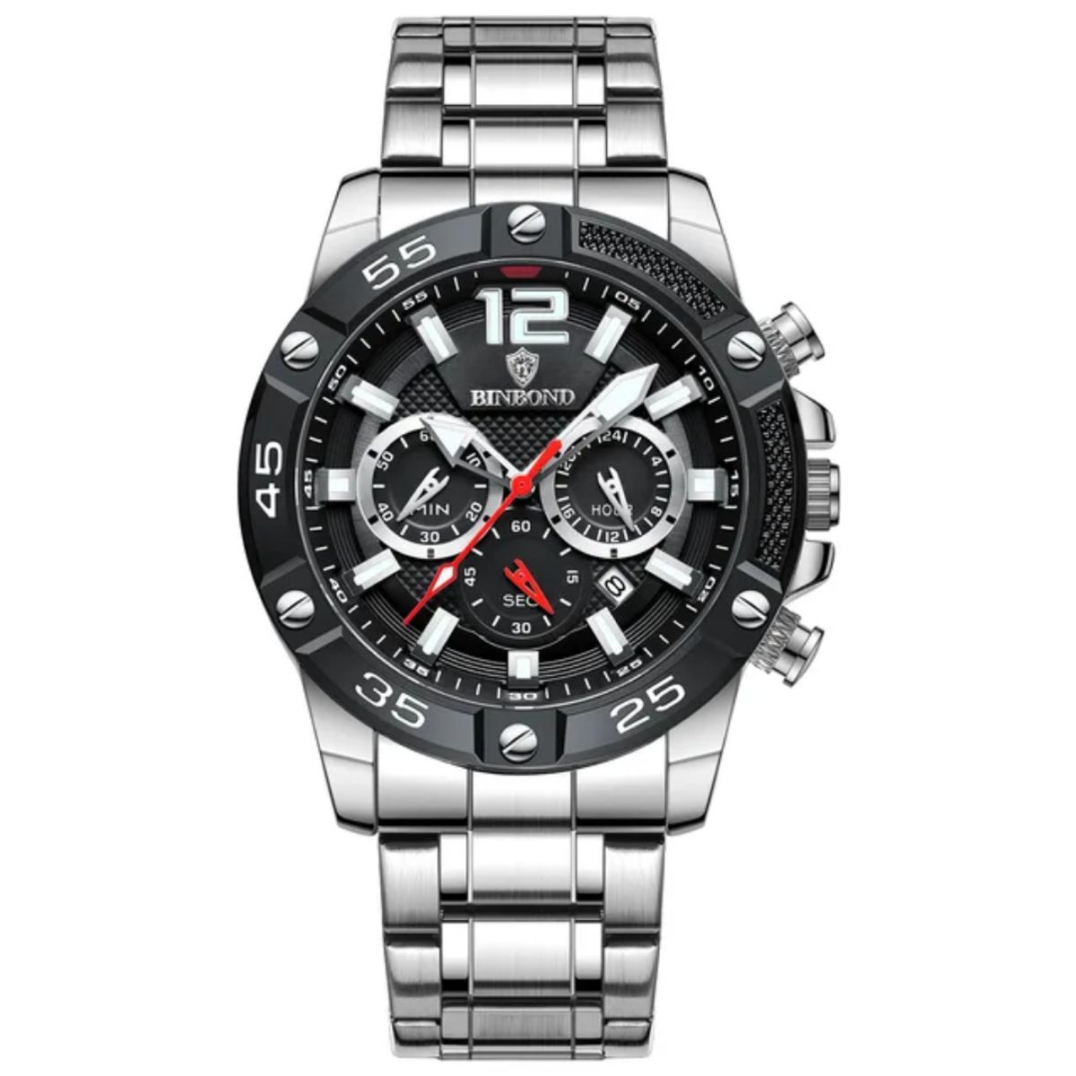 GENERICO - Reloj BINBOND para Hombre - Elegante - Acero