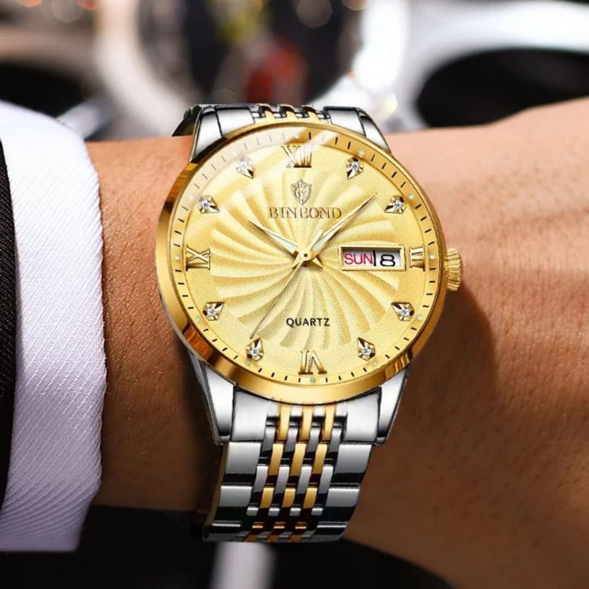 GENERICO - Reloj BINBOND para Hombre - Elegante - Acero