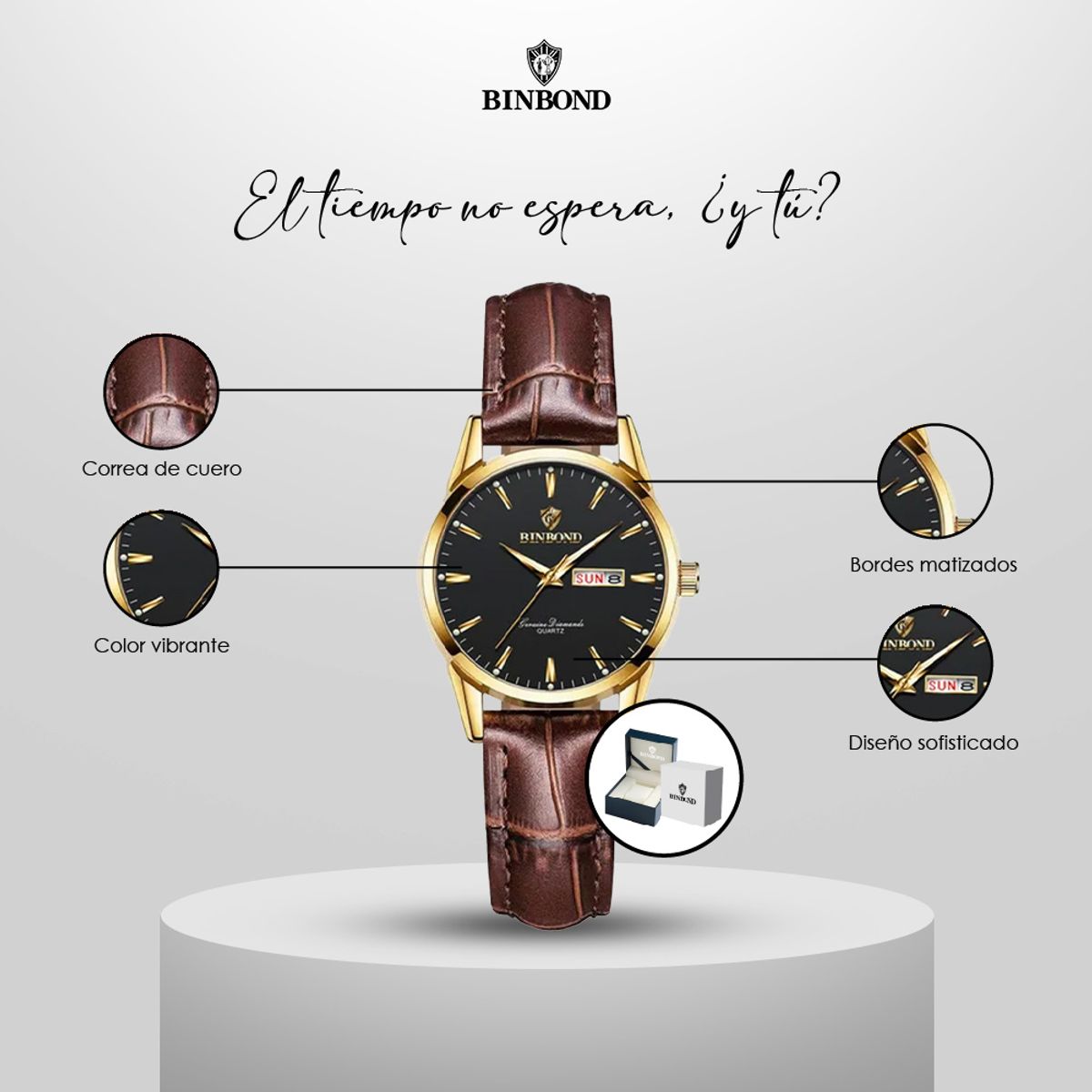 GENERICO - Reloj BINBOND para Mujer - Cuero