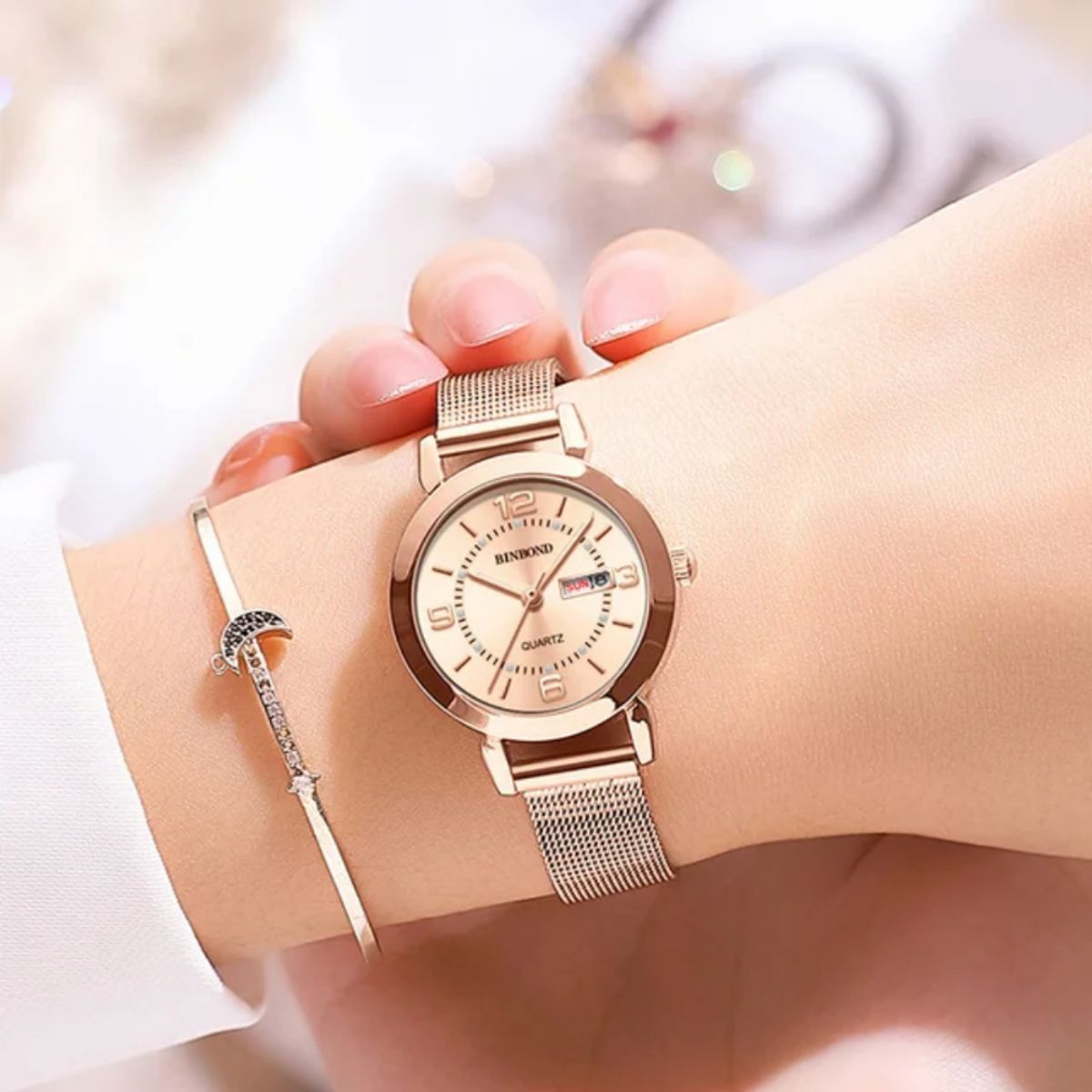 GENERICO - Reloj BINBOND para Mujer -Acero