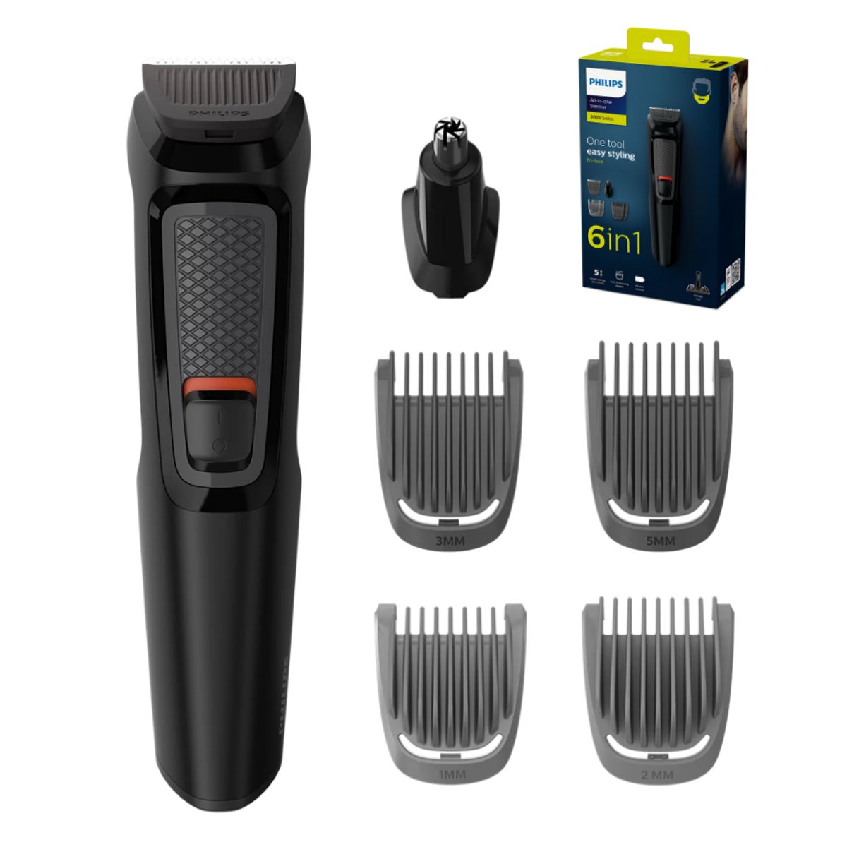 PHILIPS - Recortador Philips Multigroom Serie 3000 6 en 1 MG3711