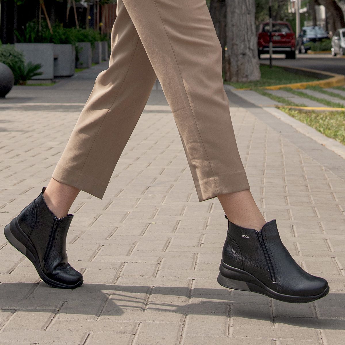 ECCO - Botas Confort Mujer Ecco Debra05 Negro Cuero