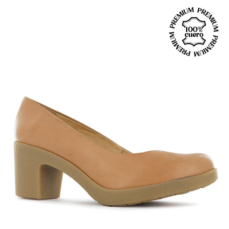 ECCO - Zapatos PumpReina Mujer Ecco Murcia01 Natural Cuero Natural