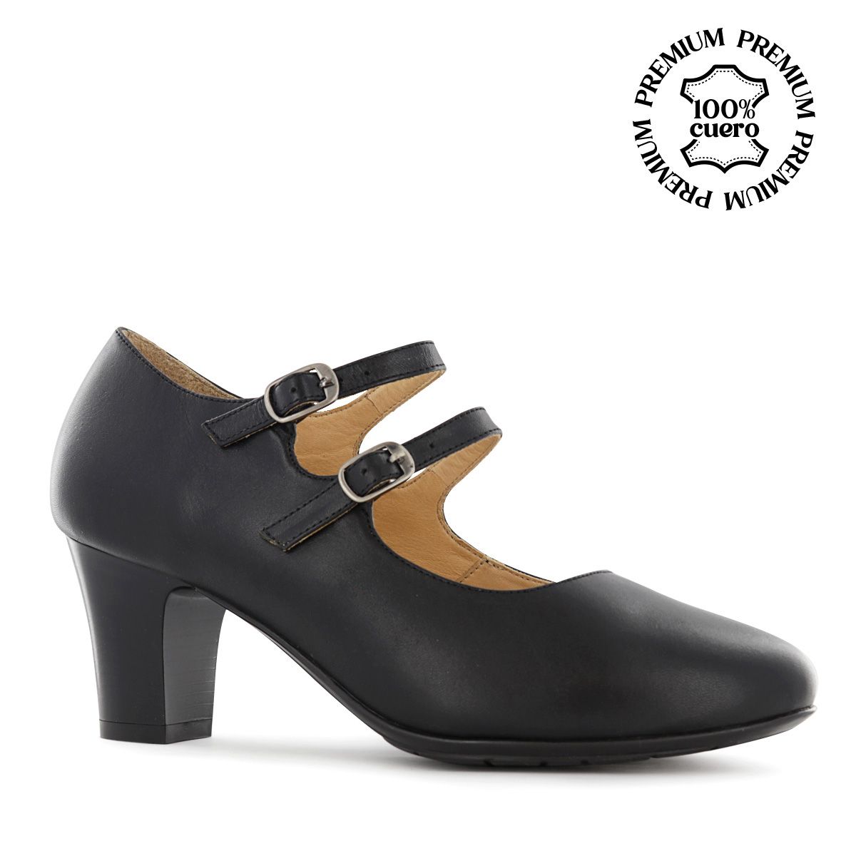 ECCO - Zapatos Mary Jane Mujer Ecco Arona04 Negro Cuero