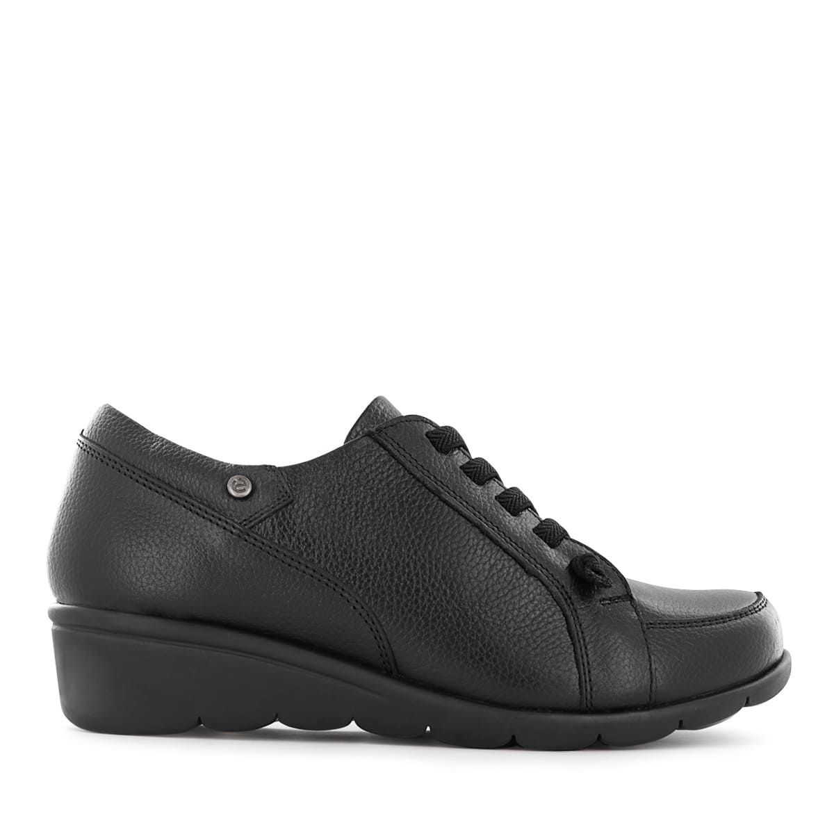 ECCO - Zapatos Con Pasador Mujer Ecco Flexxi11 Negro Cuero Natural