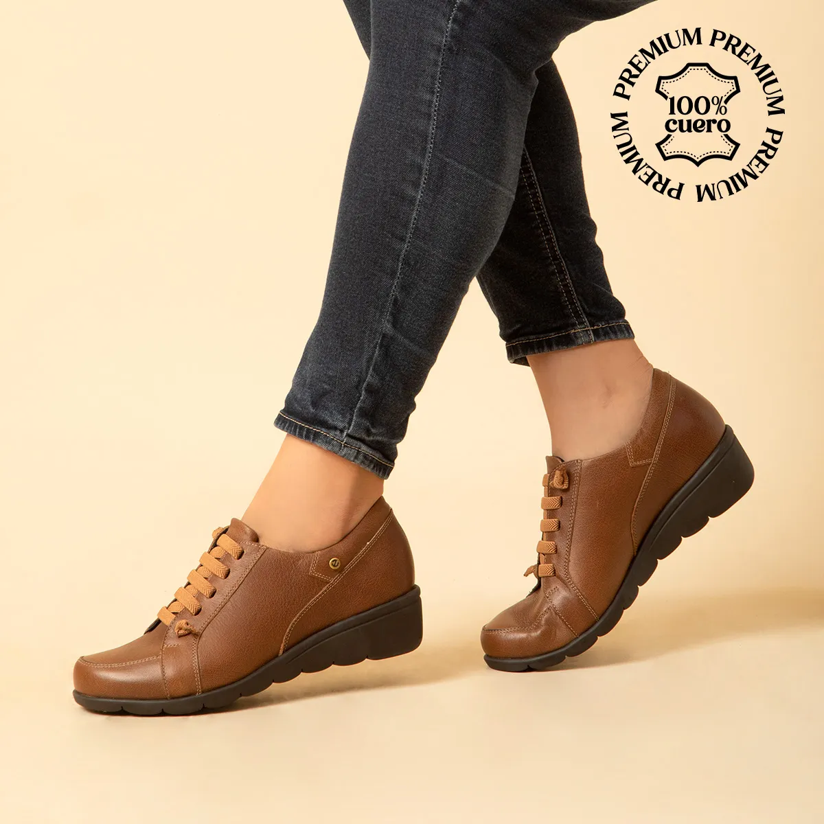 ECCO - Zapatos Con Pasador Mujer Ecco Flexxi11 Tostado Cuero