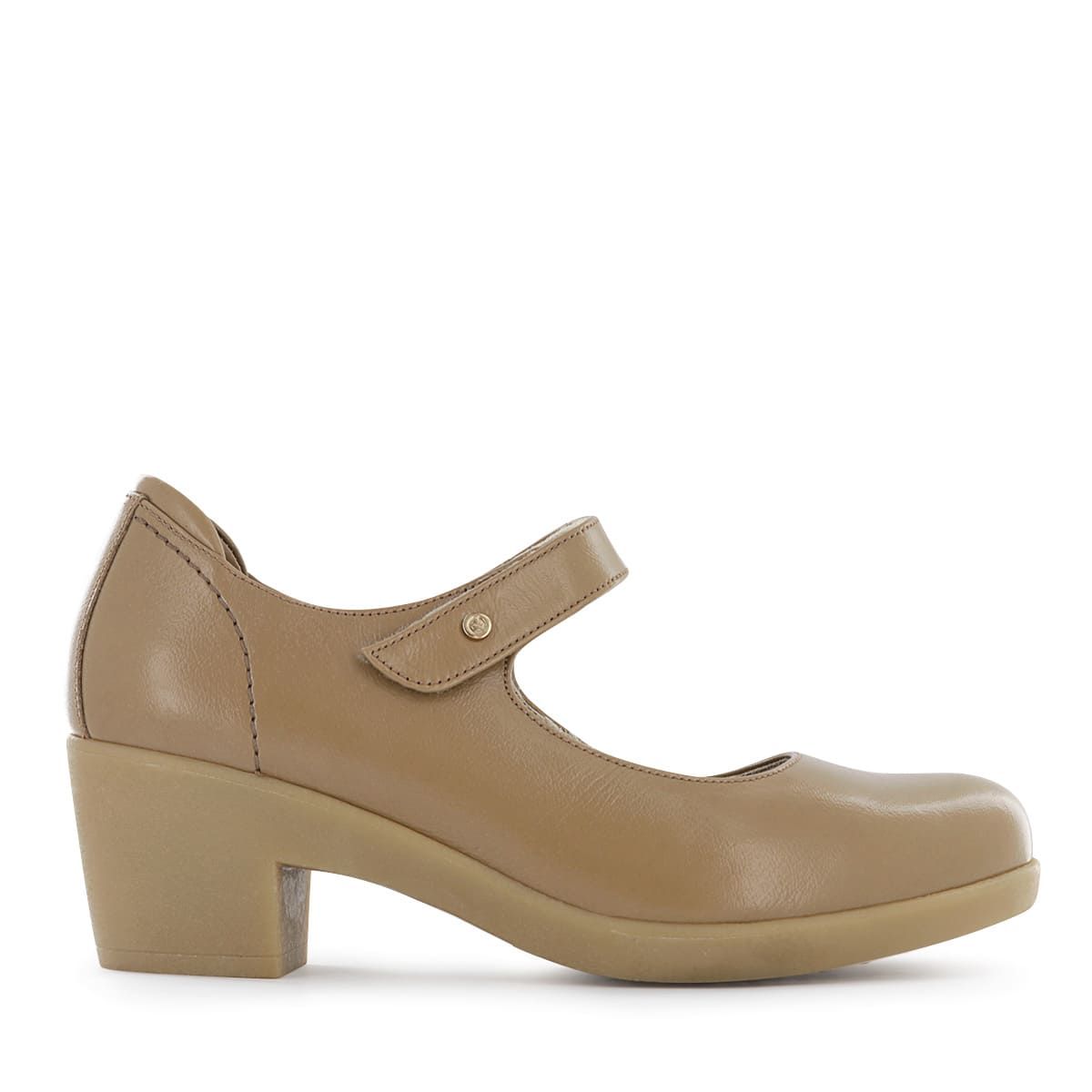 ECCO - Zapatos Mary Jane Mujer Ecco Asturias05 Pecana Cuero Charol