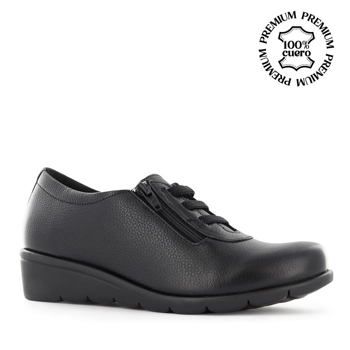 ECCO - Zapatos Con Pasador Mujer Ecco Flexxi17 Negro Cuero Natural