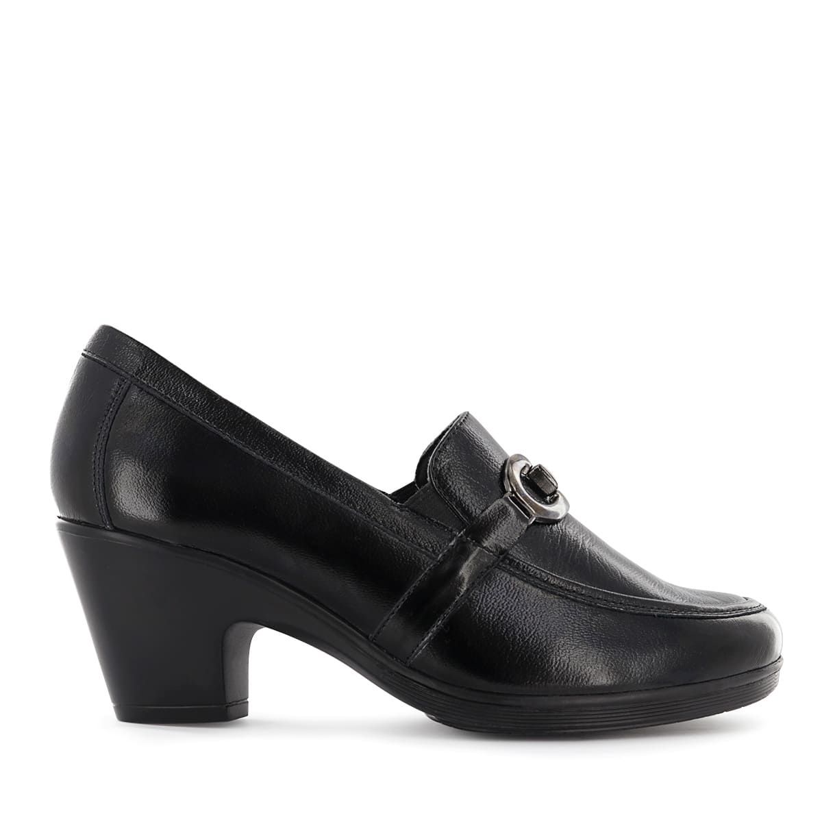 ECCO - Mocasines Mujer Ecco Natalie75 Negro Cuero Charol